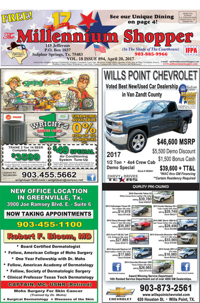 Millennium Shopper - Apr 20, 2017