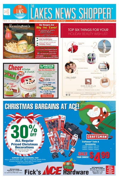 Lakes News Shopper - Dec 8, 2015