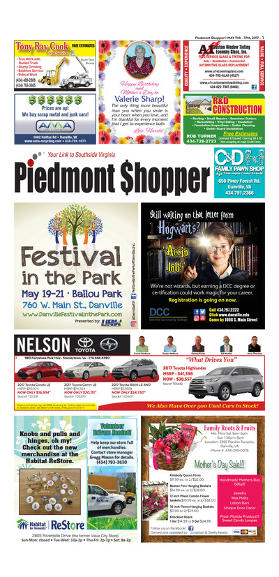 Piedmont Shopper - May 10, 2017