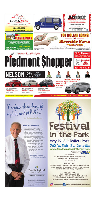 Piedmont Shopper - May 17, 2017