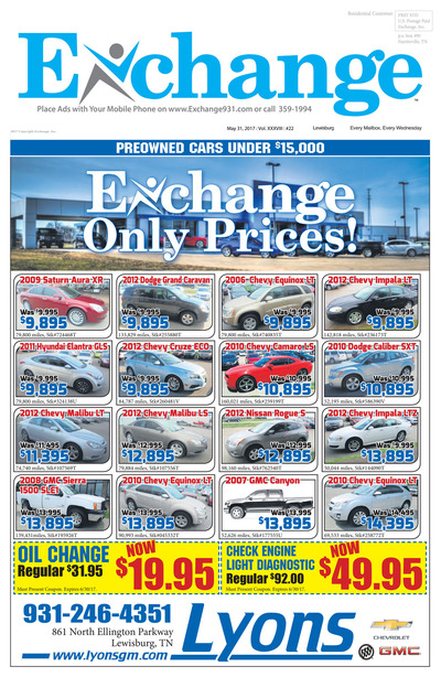 Exchange - Lewisburg - May 31, 2017