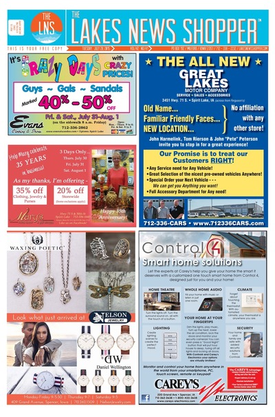 Lakes News Shopper - Jul 28, 2015