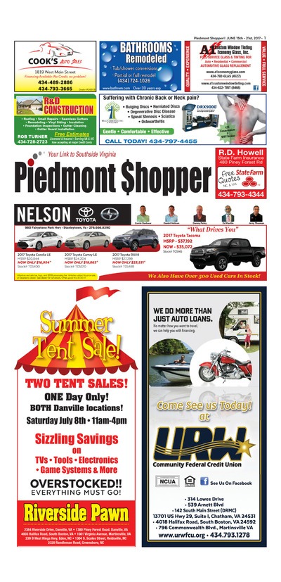 Piedmont Shopper - Jun 14, 2017