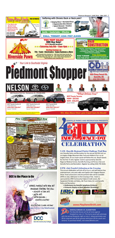 Piedmont Shopper - Jun 21, 2017