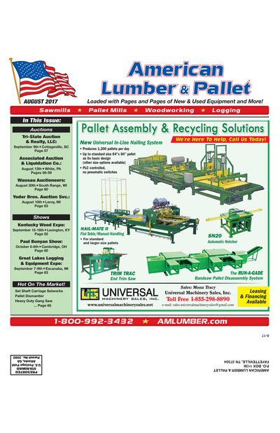 American Lumber & Pallet - August 2017