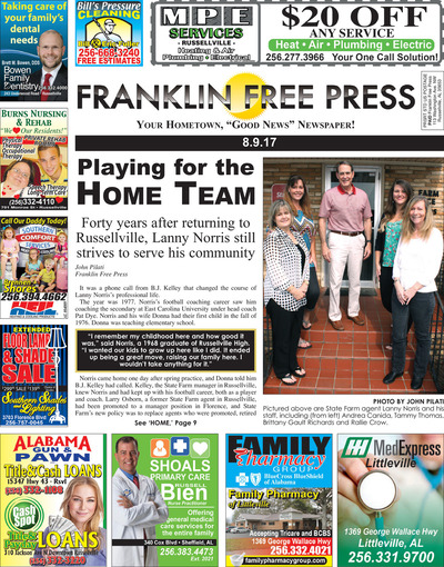 Franklin Free Press - Aug 9, 2017
