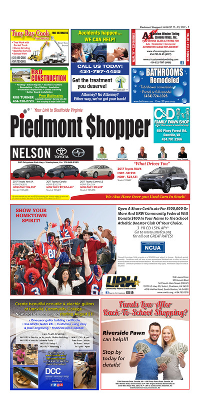Piedmont Shopper - Aug 17, 2017