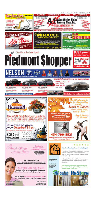 Piedmont Shopper - Oct 5, 2017