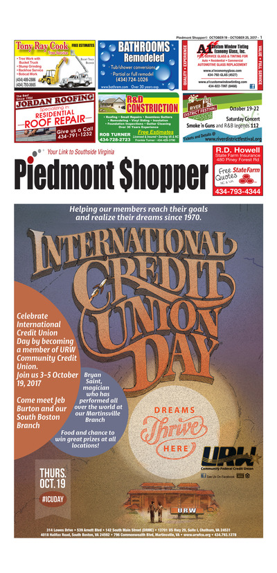 Piedmont Shopper - Oct 19, 2017