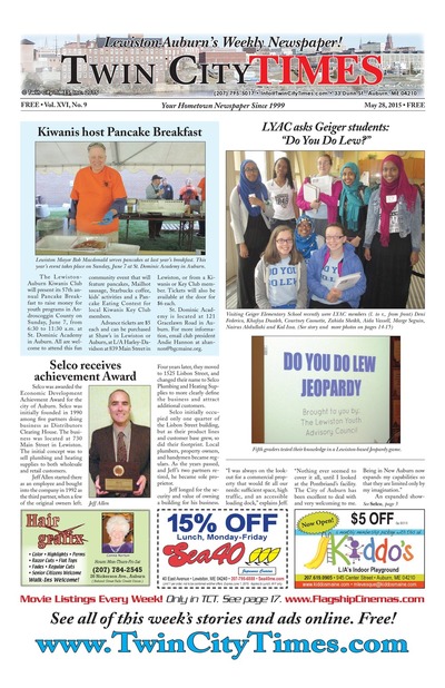 Twin City Times - May 28, 2015