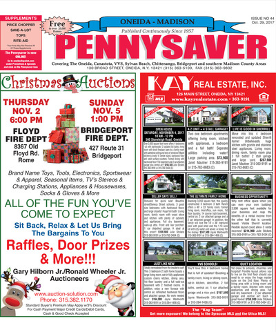 Oneida-Madison Pennysaver - Oct 29, 2017