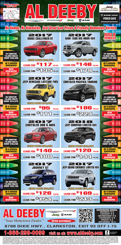 Oakland Press - Local Auto Deals - Sep 24, 2017