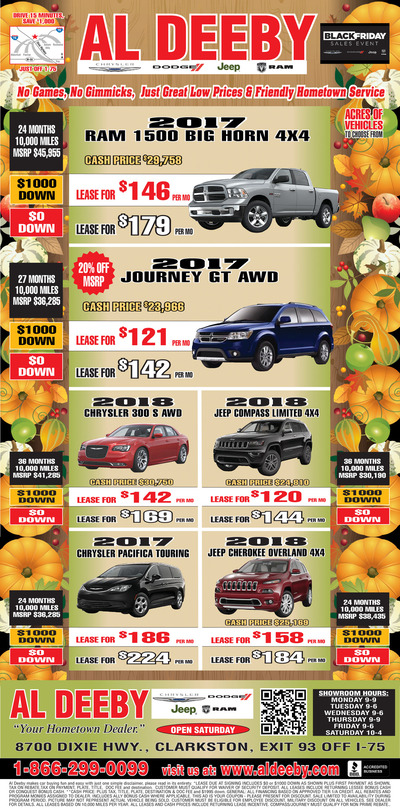 Oakland Press - Local Auto Deals - Nov 19, 2017