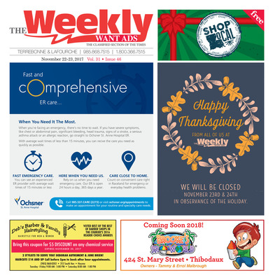The Weekly - Nov 23, 2017