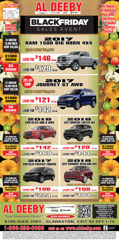 Oakland Press - Local Auto Deals - Nov 26, 2017