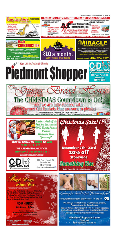 Piedmont Shopper - Dec 7, 2017