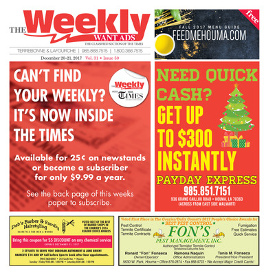 The Weekly - Dec 21, 2017