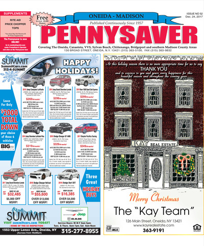 Oneida-Madison Pennysaver - Dec 24, 2017