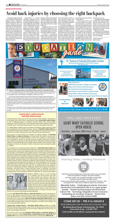 Pottstown Mercury - Special Sections - Education Guide