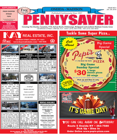 Oneida-Madison Pennysaver - Jan 28, 2018