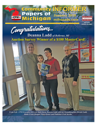 Community Papers of Michigan Newsletter - January 2018