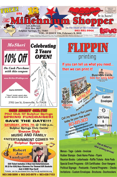 Millennium Shopper - Feb 8, 2018