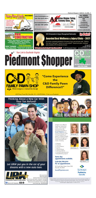 Piedmont Shopper - Mar 8, 2018