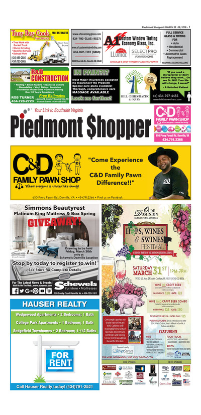 Piedmont Shopper - Mar 22, 2018