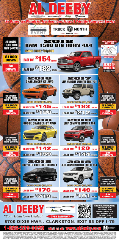Oakland Press - Local Auto Deals - Mar 25, 2018