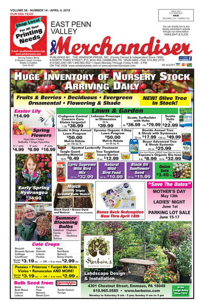 East Penn Valley Merchandiser - Apr 4, 2018