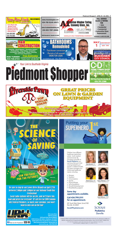 Piedmont Shopper - Apr 19, 2018
