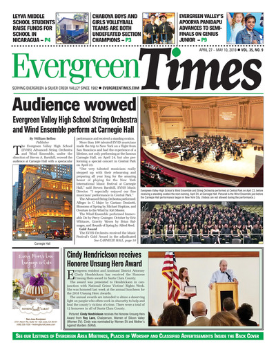 Evergreen Times - Apr 27, 2018