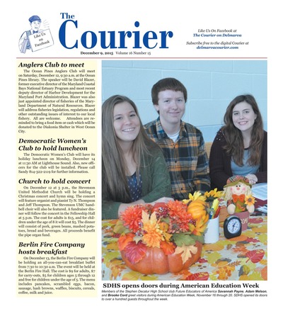 Delmarva Courier - Dec 9, 2015