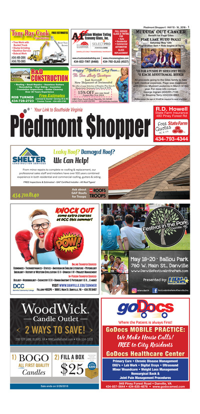 Piedmont Shopper - May 10, 2018