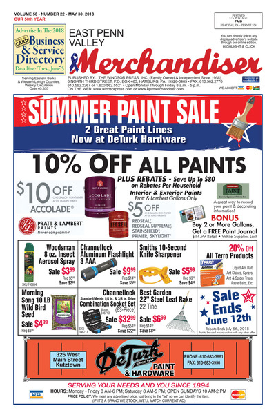 East Penn Valley Merchandiser - May 30, 2018