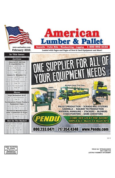 American Lumber & Pallet - February 2016