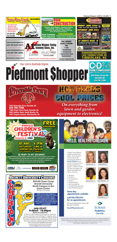 Piedmont Shopper - Jun 14, 2018